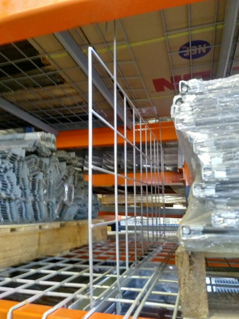 pallet rack dividers on Wire Dividers For Pallet Rack